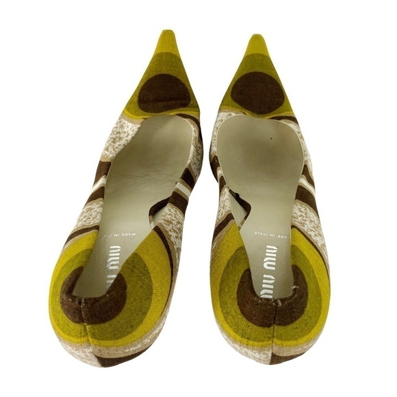 Miu Miu Pointed Toe Pumps - Picture 3 of 13